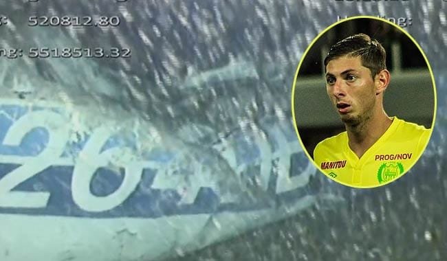 Un corpo visibile nell’aereo di Emiliano Sala