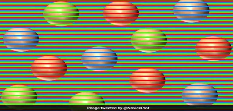 Di che colore sono le sfere? Non è come sembra