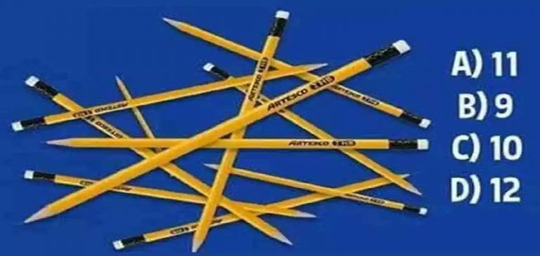 Quante matite vedi? La risposta entro 10 secondi