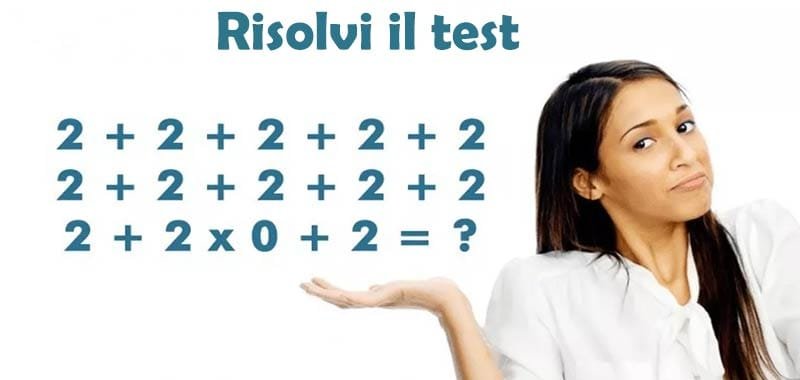 Risolvi il test in 2 minuti