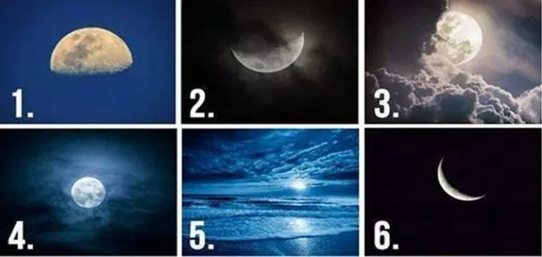 Scegli il tipo di luna preferita e scoprirai la tua personalità