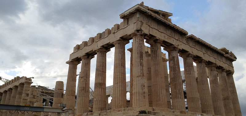 Antichi misteri Templi greci furono costruiti con le gru