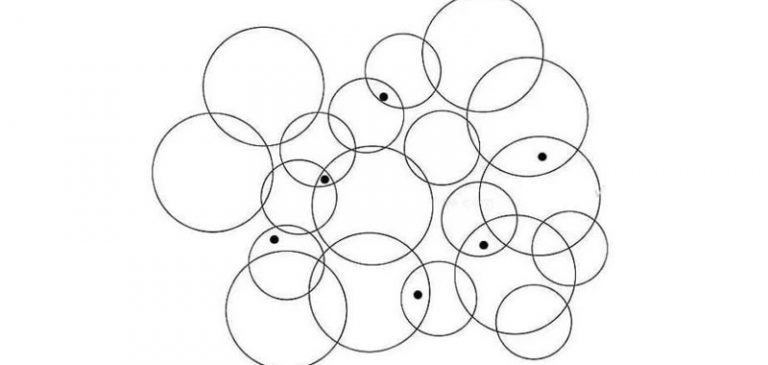 Quanti cerchi contengono i puntini neri?