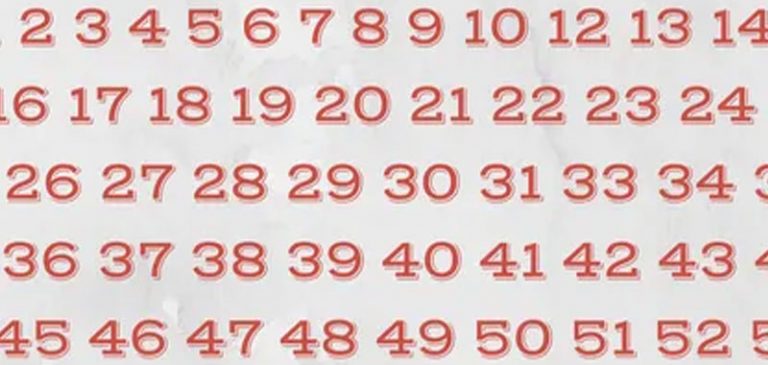Test: 10 secondi per trovare i numeri mancanti