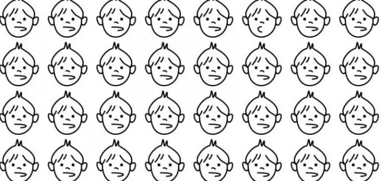 Test: trova il volto differente