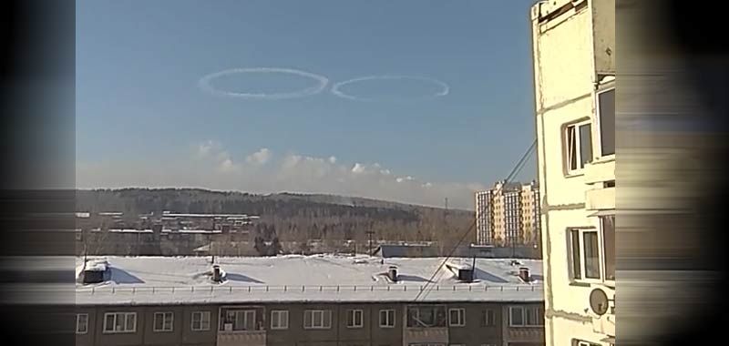 Russia Misteriosi cerchi si formano nel cielo