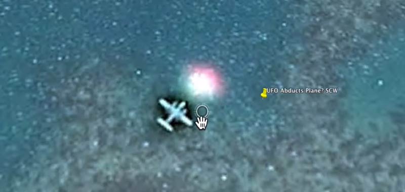 Ufo Avvistamento tramite Google Maps incredibile