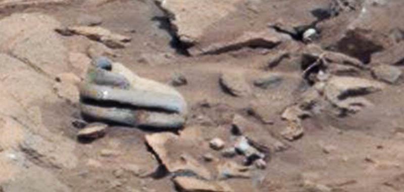 Manufatto alieno scoperto sulla superficie di Marte
