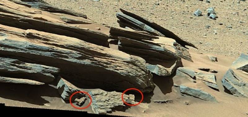 Alieni e religione Strana incisione sulla superficie di Marte