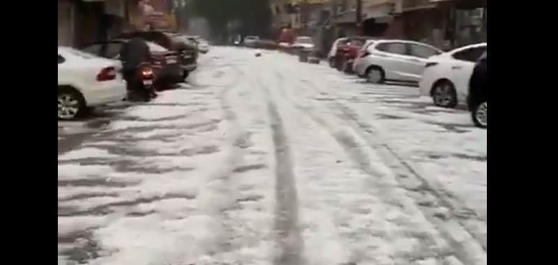 Apocalisse in India dal caldo ad una tempesta di ghiaccio