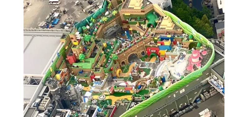 Super Nintendo incredibile parco che sta nascendo in Giappone