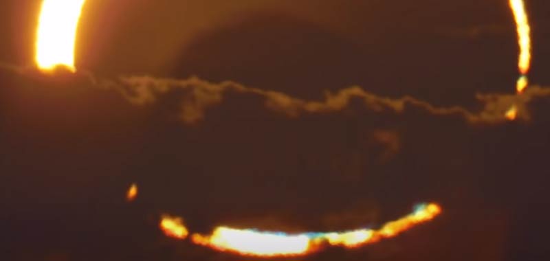Nasa mostra il video de eclissi solare del week end