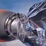 SpaceX dopo il lancio qualcosa cammina vicino ai motori del Falcon 9