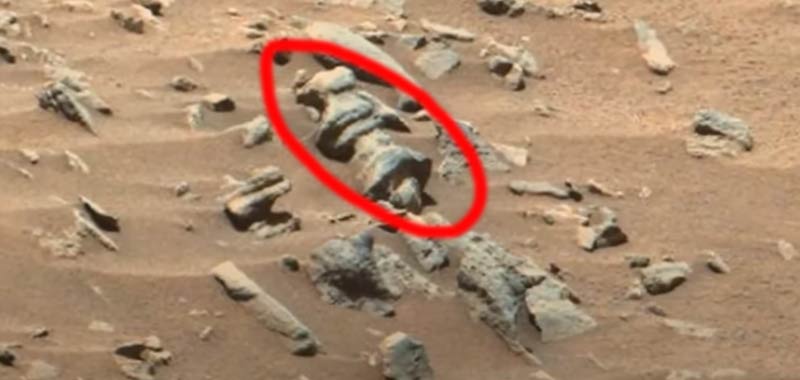 Marte ancora una prova di una antica civilita aliena