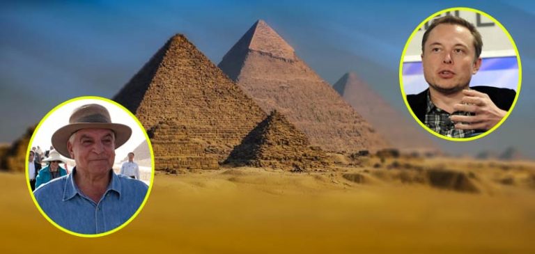 Archeologi egiziani rispondono a Elon Musk, piramidi sono umane