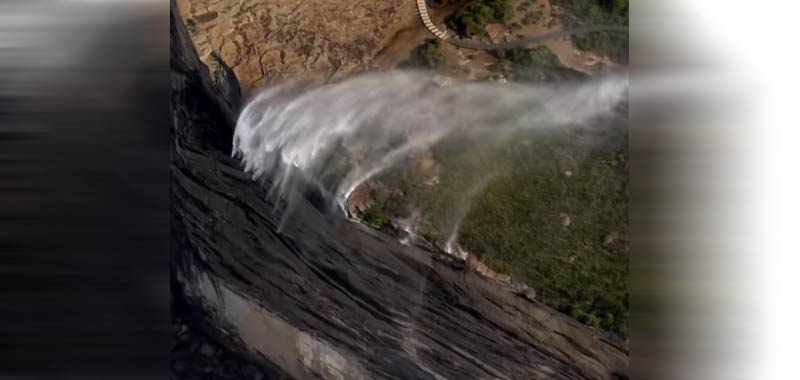 Catturato in video il fenomeno delle cascate inverse