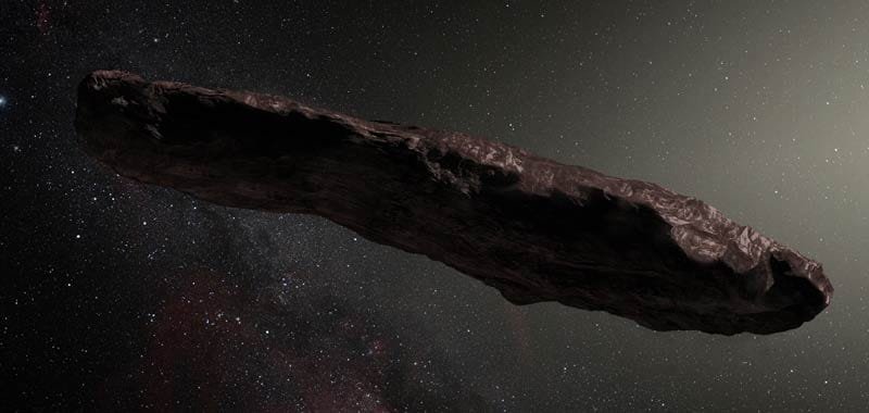 Oumuamua il misterioso oggetto interstellare frutto di civilta aliena