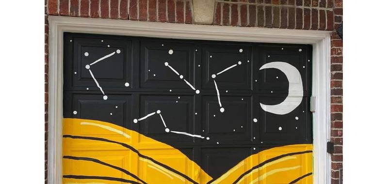 Dipinge il garage i vicini mandano una lettera di protesta