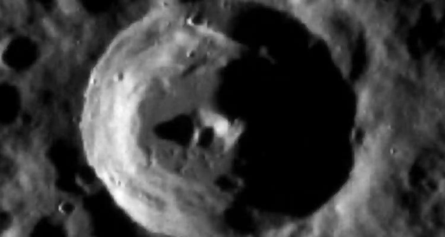 Mercurio struttura che potrebbe essere una base aliena