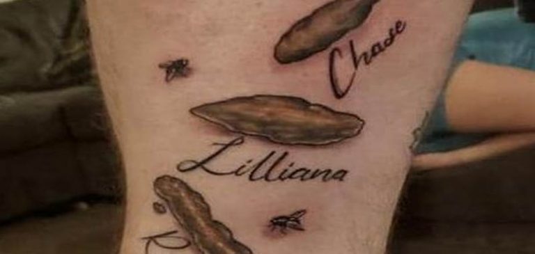 I nomi dei figli tatuati sulla gamba, ma c’è un particolare