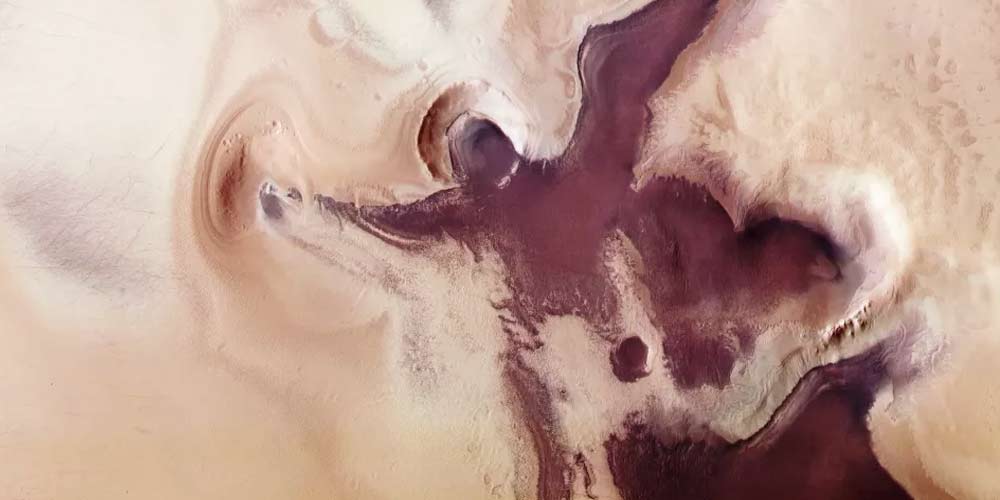 Marte appare la figura di un Angelo al polo sud