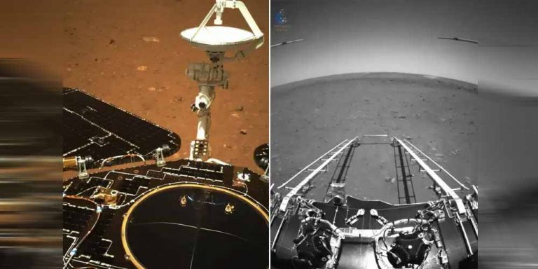 Prime immagini della sonda Cinese su Marte