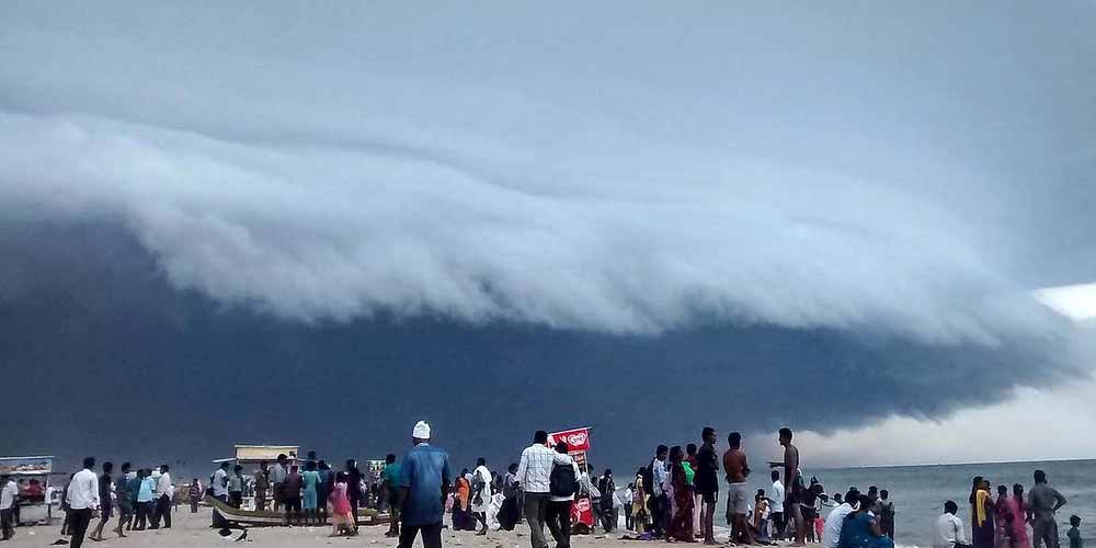 Tsunami di nuvole spaventa le persone in Cile