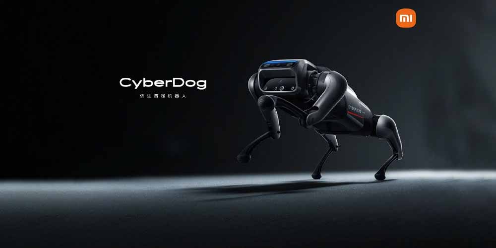 CyberDog il cane robot si comporta con un cucciolo reale