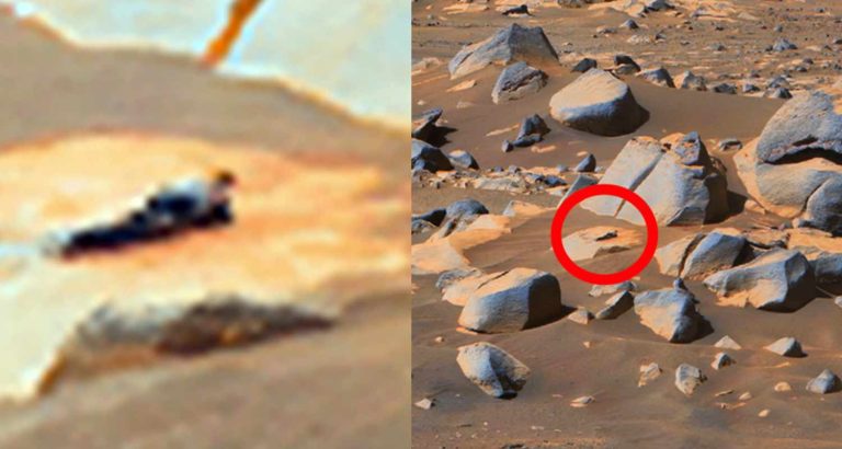 C’è una persona che osserva il rover su Marte