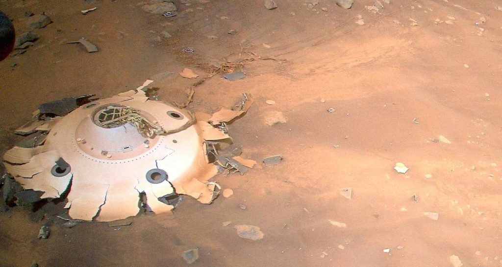 incredibile astronave fotografata su Marte era una missione terrestre