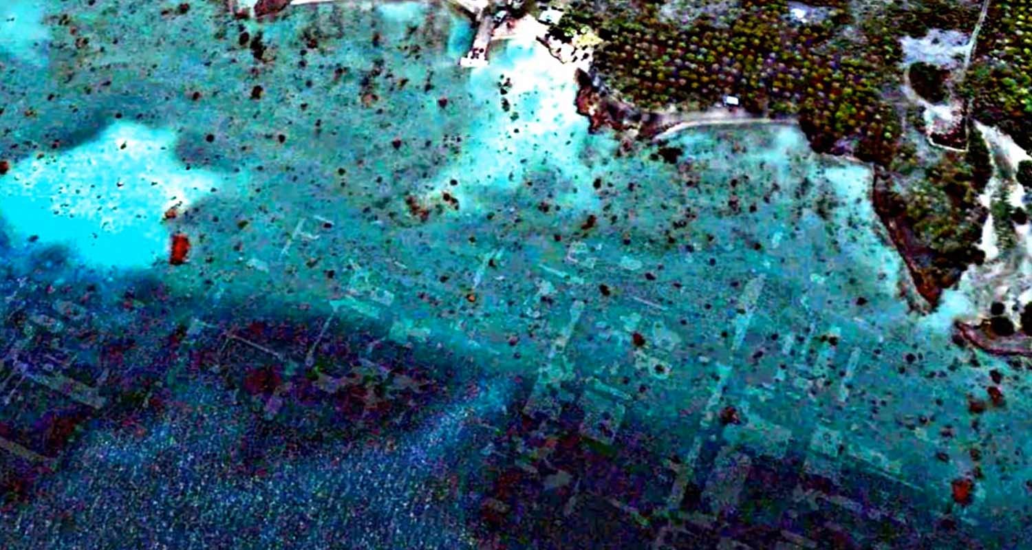 Citta sotto il mare de oceano pacifico ci sono le prove