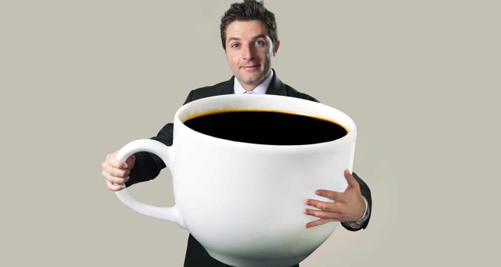 Se bevi troppi caffe il cervello tende a restringersi