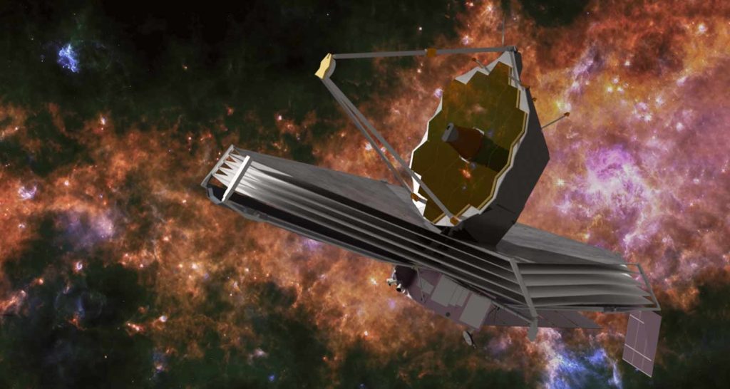 James Webb Telescope si scontra con un meteorite