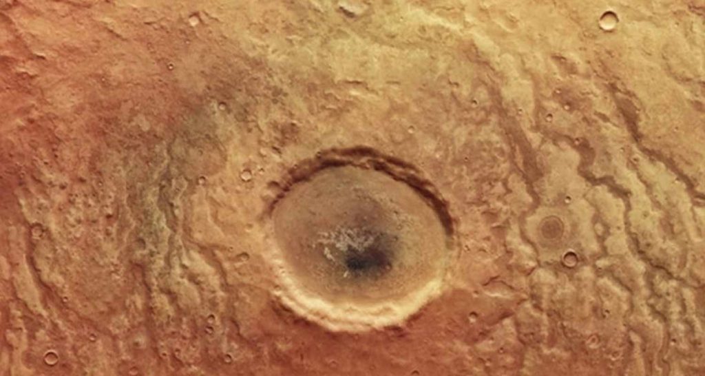 incredibile scatto occhio del Sahara su Marte