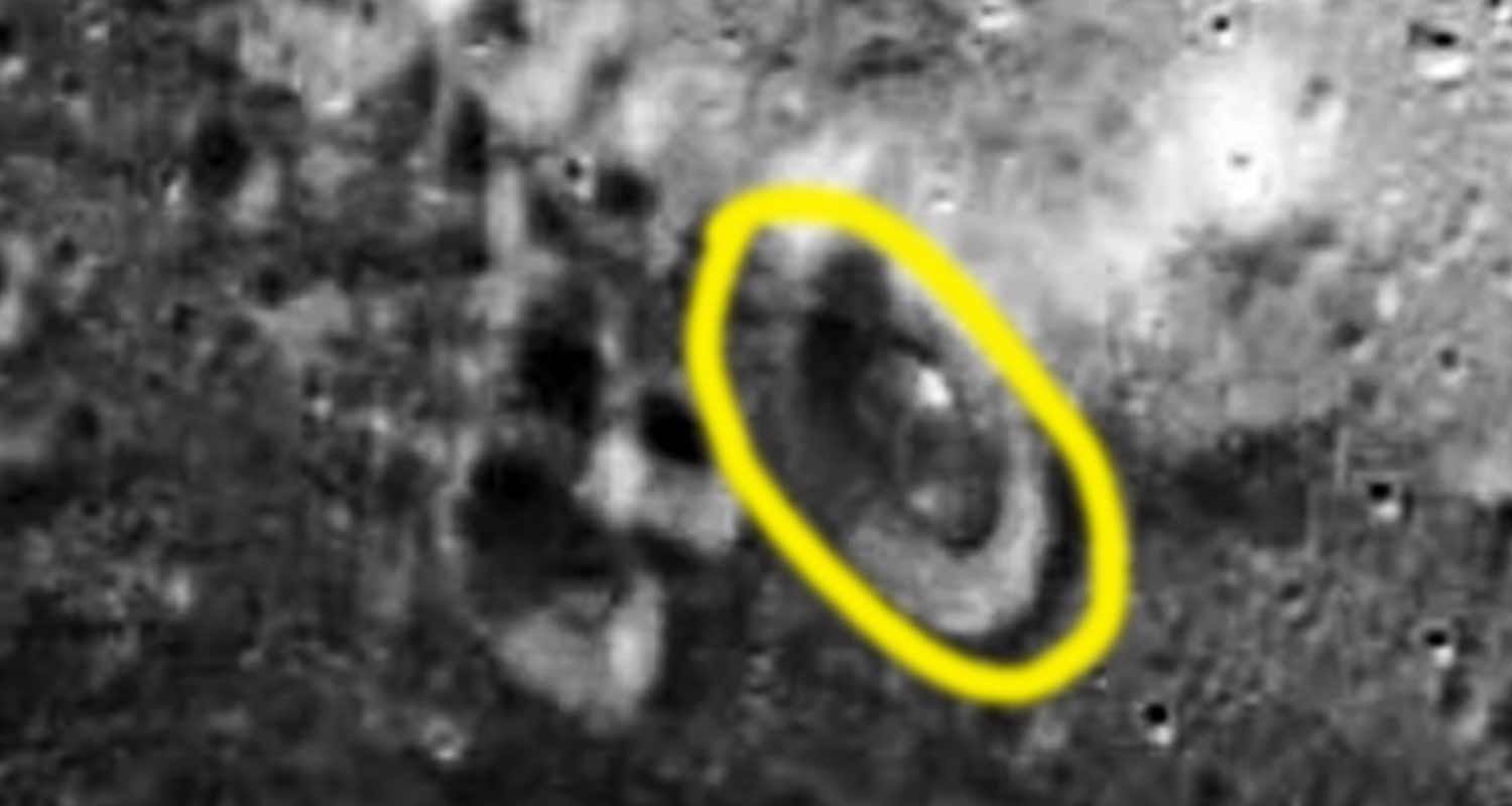 una strana cupola sulla superficie della Luna