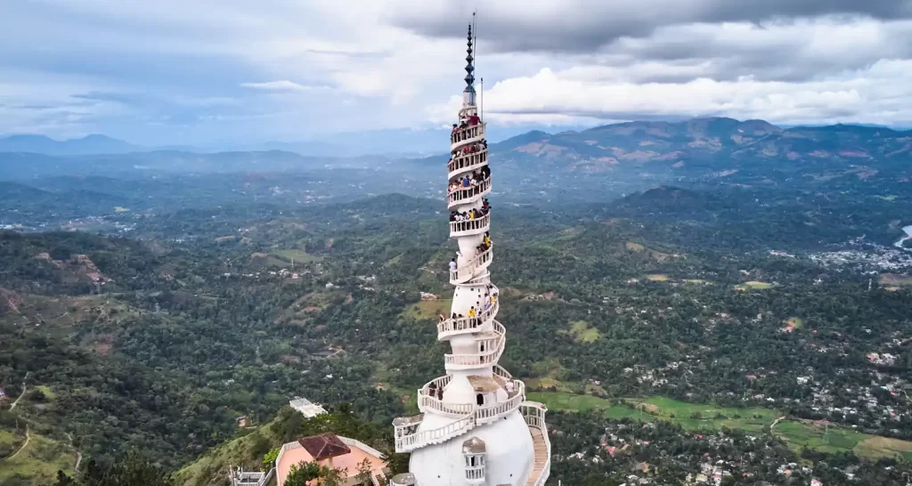 E se andassi sulla Ambuluwawa Tower avresti paura