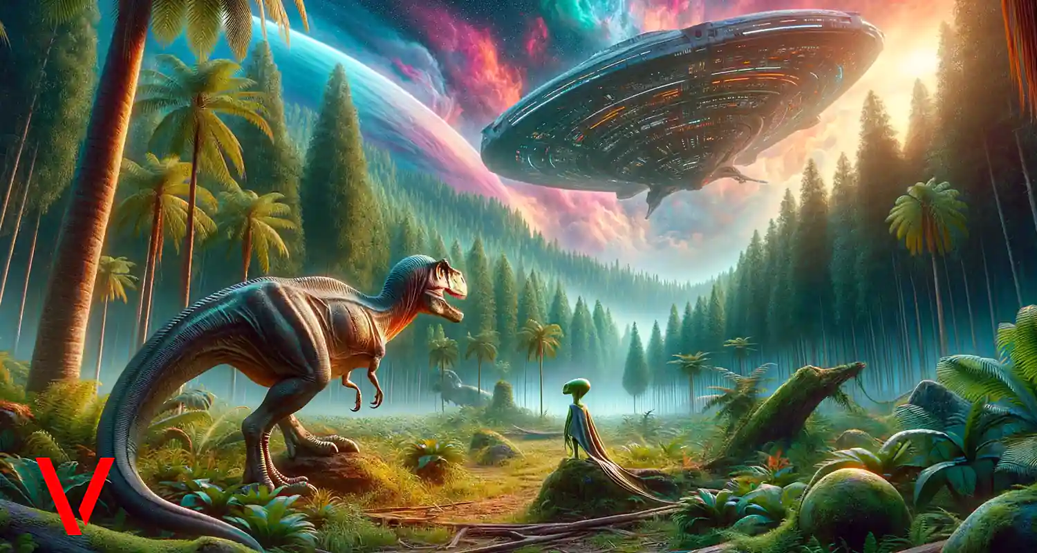 Gli alieni visitavano la terra da epoca dei dinosauri