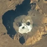 Quel teschio visibile dalla stazione spaziale cose