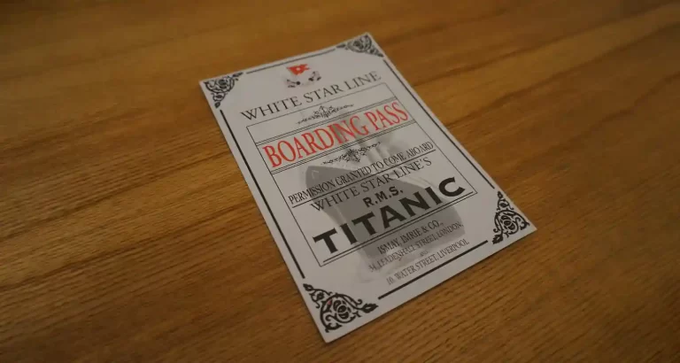 Un menu originale del Titanic viene venduto a 80mila euro