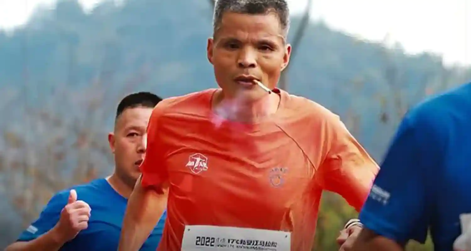 Maratoneta squalificato perche fumava durante la gara