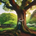 Abbracciare un albero fa bene alla salute