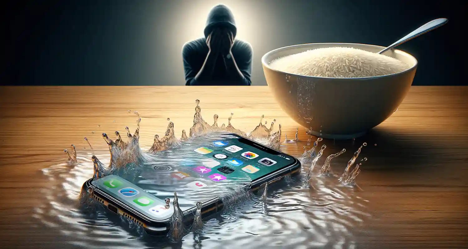 Quanto inutile mettere un iPhone nel riso se si e bagnato