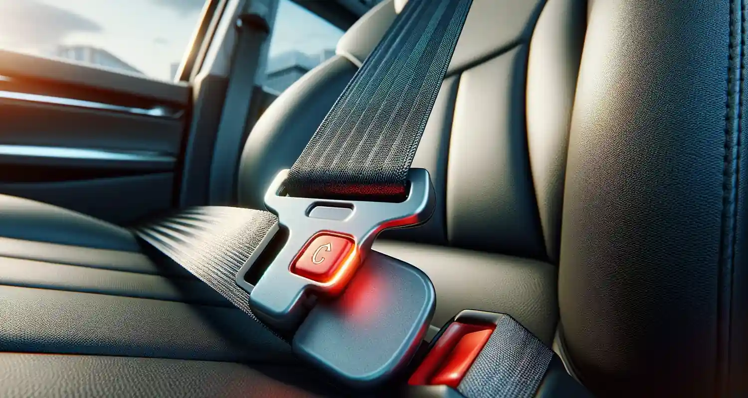 A che serve quella sorta di pulsante sotto la cintura di sicurezza