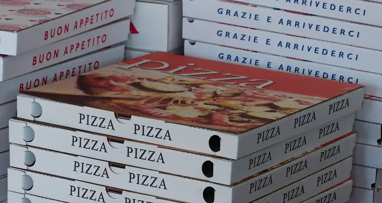 Perche gli scatoli della pizza sono quadrati