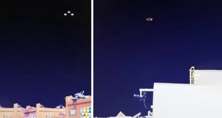UFO sorvolano una piattaforma petrolifera