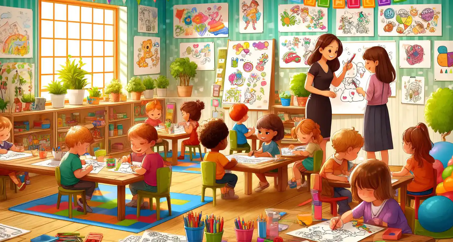 Come utilizzare i disegni da Colorare per Stimolare la Conversazione