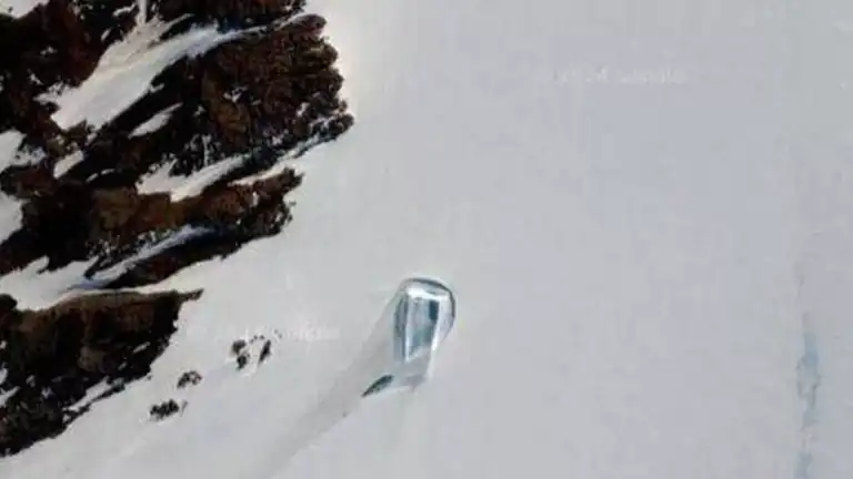 Scoperta una porta nel ghiaccio antartico su Google Maps