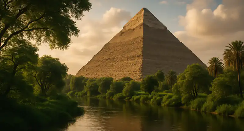 Nuova teoria Eden si trova accanto alle piramidi