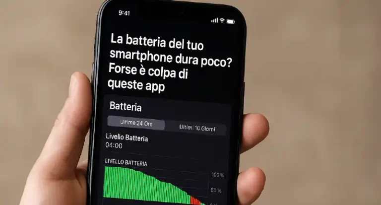 Se la batteria del tuo smartphone dura poco, cancella queste app
