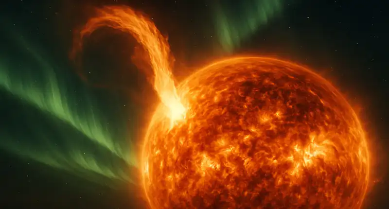 Tempesta solare di 1 milione di km tra il 16 e 17 maggio